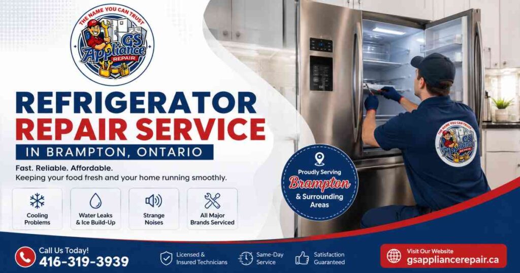 refrigerator repair service in Brampton